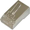 Digitus Spina modulare per cavo rotondo, Connettore passante, RJ-45 8P8C, 1 A, 10 x 15 x 25 mm, 10 mm, 15 mm, 25 mm AMO88SRS