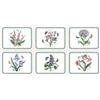 Pimpernel Portmeirion Botanic Garden 'Small Size' Tovagliette 12 x 9 (Set di 6) (Bianco, 12 Pollici - 9 Pollici)