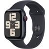 Apple Watch SE GPS + Cellular Cassa 44mm in Alluminio Mezzanotte con Cinturino Sport Mezzanotte - M/L