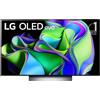 LG Televisore TV LG C3 OLED 48" SMART UHD 4K HDR Piede Centrale Serie C3 48C32