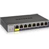 NETGEAR GS108Tv3, Gestito, L2, Gigabit Ethernet (10/100/1000), Full duplex GS108T-300PES