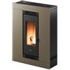 Cadel 7023041 Stufa a pellet 8,5kW LUCE PLUS 9 Light bronze 5 stelle