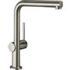 Hansgrohe Talis M54 Acciaio Inox Miscelatore Lavello Cucina con Sbox Estraibile | 72809800