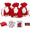 Doni Bomboniere Set Bomboniere Laurea 12 Sacchetti Cotone Rosso Portaconfetti 12 Applicazioni Gufetto Laurea Pergamena Tocco 12 Bustine Confetti 12 Bigliettini Festa Regalo Celebrazione Gadget