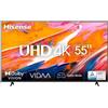 Hisense Smart TV 55 Pollici 4K Ultra HD Display LED Sistema Vidaa U - 55A69K