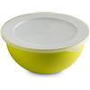 Omada Design Contenitore per Alimenti Rotondo con Coperchio, Antibatterica da 1,5 Lt, in plastica, Infrangibile, lavabile in Lavastoviglie, Linea Sanaliving