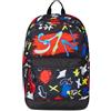 Seven Zaino Scuola Pro XXL Reversibile Detach The Double, GraffitiLoad, Nero Rosso, 3 Zaini in 1, Doppio Scomparto Con Auricolari Wireless, Tasca Porta PC e Tasca Porta Borraccia, Zaino Medie