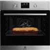 Electrolux EOF4P46X Forno Elettrico da Incasso Multifunzione con Grill Funzione Pizza 72 Litri Classe A+ Inox