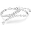 SWAROVSKI BRACCIALE MATRIX BIANCO, PLACCATURA RODIO 5693154