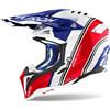 Airoh Casco Moto Cross Enduro Airoh AVIATOR 3 HIMA Rosso Lucido