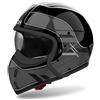 Airoh Casco Moto Jet Airoh J110 RASTER Grigio Scuro Lucido
