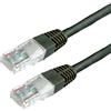 MediaRange cavo da RETE 3.0m, UTP CAT 6, RJ45 / RJ45 - Nero - MRCS116