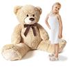 DE. CAR DE.CAR2 Peluche Orso Beige con Fiocco 180cm