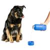 Ubbi Borraccia termica portatile in acciaio inox da 907 ml, per cani e proprietari con ciotola per cani attaccata, blu