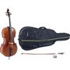 GEWA Violoncello GEWA, set di violoncelli serie Maestro 2 VC4-1/2 pronto per l'uso incl. borsa, arco Massaranduba e corde Larsen Aurora