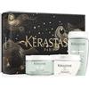 Kérastase Divalent Masque - Set regalo per cuoio capelluto e capelli grassi, contenente Bain Divalent 250 ml, Argile Equilibrante 200 ml, Masque Réhydratant 200 ml