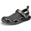 Crocs Uomo Swiftwater Mesh Deck Sandal M Sandalo, Black, 41/42 EU