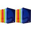 BM BeMore - Portadocumenti Color - 5 Colori Assortiti- Dorso 3, 0111059 - Dimensioni 24cm x 35cm x 3cm - Copertina pesante Plastificata Lucida - Confezione da 2 pezzo