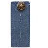 Prym 417612 - Bottoni in cotone, 80 x 35 mm, colore: Blu jeans