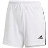 adidas Squadra 21 Shorts, Pantaloncini Donna, White/Black, S