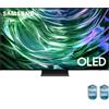 Samsung OLED TV 77 QE77S90DAEXZT, OLED HDR+, Upscaling AI 4K, Q-Symphony e Dolby Atmos, Black 2024