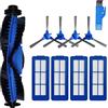S YTALAND Ytaland - Accessorio di ricambio per robot aspirapolvere Eufy RoboVac G30 & Eufy RoboVac G10, 4 filtri, 1 spazzola principale, 4 spazzole laterali