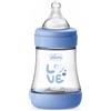 ARTSANA Chicco Perfect 5 Biberon Anticolica 150 ml Flusso Lento 0M+ da 150 ml Blu