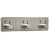 SOTECH 3 x Gancio da Parete PANDORA Tripli (180 x 45 x 29 mm) Acciaio Inox antiruggine Autoadesivi 3M per Cucina & Bagno Gancio per Stoviglie Portasciugamani Gancio Murali Binario Gancio di SO-TECH®