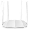 Tenda AC1200 Dualband WLAN Router AC5 V3.0 (867Mbit/s 5GHz + 300Mbit/s 2,4GHz, IPV6, Parental Control, Rete Ospiti, 4 antenne esterne da 6dBi, WPS), Colore Bianco