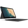 Lenovo IdeaPad Duet Chromebook 25,6 cm (10.1) Mediatek 4 GB 128 GB Wi-Fi 5 (802.11ac) Blu, Grigio Chrome OS