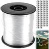 Aicharynic Filo di nylon trasparente, resistente agli strappi, 250 m, corda da pesca monofilo, filo in nylon trasparente, 0,8 mm, decorazione da appendere per fai da te, pesca, artigianato, gioielli