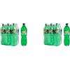 FONTI DI CRODO 1931 LEMON SODA Lemonsoda | Twist Lime, Bevanda Gassata al Gusto Gazzosa, 6 Bottiglie da 125 cl PET, Senza Zuccheri, Rinfrescante, Senza coloranti e Conservanti (Confezione da 2)