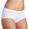Sloggi Basic Midi, Offerta 6-12 Pezzi, Slip Donna Midi in Pizzo, Midi, Slip Donna in Cotone (6 Pezzi Bianco, 5)