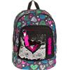 Seven Zaino scuola advanced SEVEN - SHINEHEART - Nero - 30 LT - Paillettes reversibili - Inserti rifrangenti
