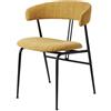 GUBI sedia con braccioli interamente imbottita VIOLIN - 23931-B-FORLI-011