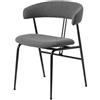 GUBI sedia con braccioli interamente imbottita VIOLIN - 23931-C-HALLINGDAL65-173
