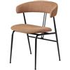 GUBI sedia con braccioli interamente imbottita VIOLIN - 23931-C-AROUND-BOUCLE-032
