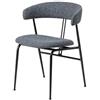 GUBI sedia con braccioli interamente imbottita VIOLIN - 23931-C-AROUND-BOUCLE-023