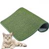 PEIHUODAN Tappeto Tiragraffi per Gatti Tappetino in Sisal Naturale per Gatti da Interno Che Graffiano Le Unghie Tappetino Orizzontale per Gatti Proteggere Tappeti E Divani (30x40cm,Green)