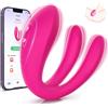 Cacuola Vibratore Donna Ovetto Vibrante Donna Telecomando, Sexytoysys Vibratoreper Donna Professionale Piccolo Clotoride 10 Modalità Vibratori Sex Toys, Coppia Vibratore per Donna Wireless con App Toy