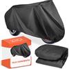 Sovica Telo coprimoto grande 240 x 140 cm materiale PEVA protegge da pioggia polvere sole telo moto telo moto per esterno impermeabile coprimoto coprimoto impermeabile per esterno nero