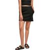 Urban Classics Ladies Organic Terry-Mini Gonna, Black, M da Donna