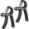 SinChic Hand Grip,2 PCS 5-60kg Pinza Mano Pinza Mano Avambracci Attrezzi Regolabile Attrezzi Gripper per Allenamento Mani Avambraccio und Riabilitazione
