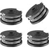 JAMSSOW 4 Bobine Tagliaerba Compatibili con Bosch F016800351,Filo Tagliabordi Bobine Adatto per Bosch Art 30-36 L1, AdvancedGrassCut36, Art 24/27/30/24+/27+/30+,Lunghezza 4,1m,Ø1,65mm(4 Bobine)
