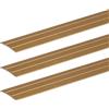 Alberts GAH-Alberts 499730 491499 - Profilo di transizione, autoadesivo, in alluminio, 900 x 38 mm, oro anodizzato, set da 3