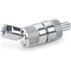 Ganter Normelemente | Giunto sferico | sfera con filettatura interna M6 e lato di montaggio con vite | acciaio | GN 782-M6-KI-2