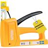 Rapid R13 Graffatrice Manuale Leggera per il Fissaggio di Tessuti e Tappezzeria su Pareti in Legno, Impugnatura Ergonomica, Meccanismi Interni in Acciaio, Realizzata in Svezia, 117 x 32 x 180 mm