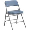 BOOSDEN Sedia Pieghevole Imbottita da Giardino e Balcone con Imbottitura Più Spessa, Blu