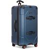 Traveler's Choice, Maxporter II, Valigia rigida in policarbonato con ruote girevoli, Navy, 30 Trunk Luggage