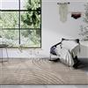 Elle Decor ation Tappeto a pelo lungo, moderno per soggiorno, Shaggy, motivo moderno, morbido bohémien, per soggiorno, camera da letto, beige, 80 x 120 cm